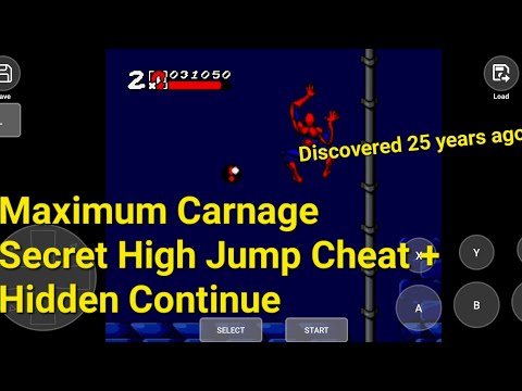 Maximum Carnage Secret Jump Cheat Is Not On Any Website - I Discovered It Accidentally