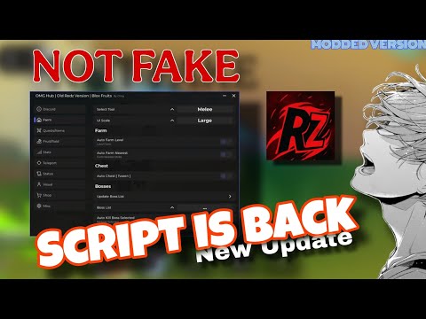 BLOX FRUIT 🔥- New Update Redz Hub Script Auto level Aura Farming + Aimbot skill