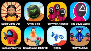 Squid Game Doll, Squid Game 456 Craft, Survival Challenge, The Squid Game, Imposter Survival, Going