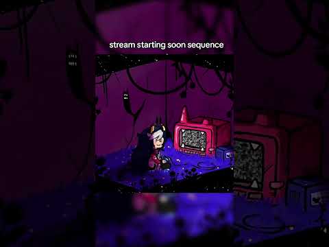 my starting soon screne for my twitch stream ! #art #artist #animation #twitch #vtuber #shorts