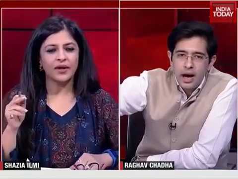AAP leader Raghav Chadha as Guest Anchor on India Today - To The Point