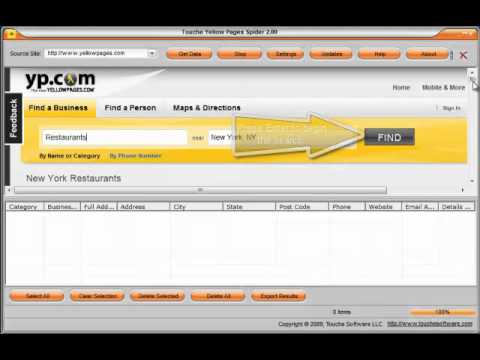 Yellow Pages Spider