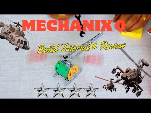 Mechanix STEM Toy Helicopter Build Video By PrecisionPlayThings.com