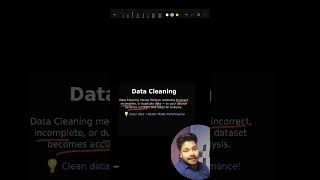 🧹 What is Data Cleaning in Data Science? | Explained in Simple Words. #sorts #ytshorts #datascience