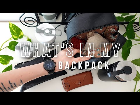 What's In My Bag? Minimalist everyday carry & waste-saving items + my work backpack