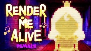 FNAF SONG "Render Me Alive (Female Version)" [Animated Lyrics]