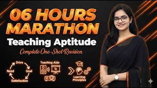 EMRS | 06 Hours Marathon | Teaching Aptitude Complete One Shot Revision | Monika Ma'am