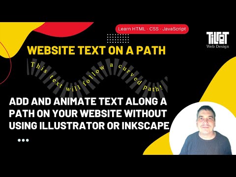 Website Text on a Path - without Inkscape or Illustrator. Learn the manual way with SVG code.