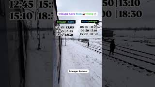 Katra to Srinagar #train #katra #srinagar #new #station #railway #trending #travel #kashmir