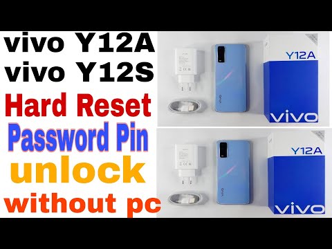 All vivo Modal Hard Reset | vivo Y12A Hard Reset password pattern unlock | Y20 Factory reset |