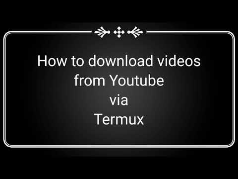 How to download videos from Youtube Via Termux | CV Creation Telugu