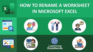 How To Rename A Worksheet In Microsoft Excel