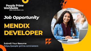 Developer IT Job Openings | Mendix Developer | People Prime Jobs