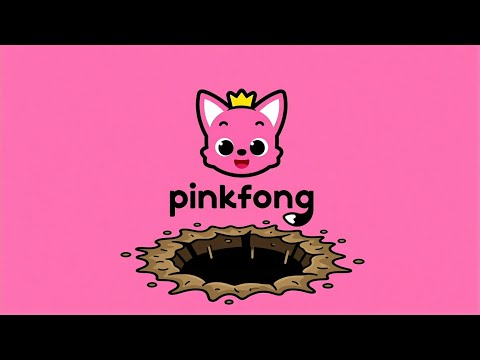 Pinkfong Falls Down the Hole Ident Cool Logo Effects