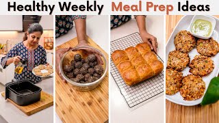 Indian Weekly Healthy Meal Prep Ideas | Save Time in The Kitchen & Eat Clean!