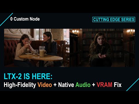 🔵 LTX-2 ComfyUI Guide: High-Fidelity Video + Native Audio + VRAM Fix (ComfyUI Cutting Edge Series)