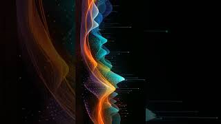 Ai Generated Abstract Vector Background With Dynamic Waves  #Vjloops #verticalvideo #wallpapervideos