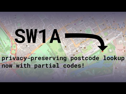 My forward thinking paid off: adding partial postcode lookups to my search tool
