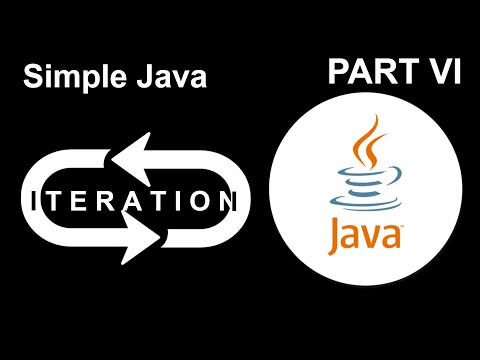 Simple Java Part VI: Iteration