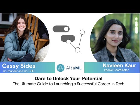 IWD 2023 Edmonton  [Cassy Sides & Navleen Kaur]  The Ultimate Guide to Launching a Successful Career