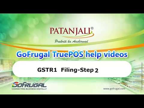 Gofrugal Patanjali -GSTR1 E- FIling | STEP 2