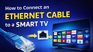 How to connect a Ethernet cable to a TV