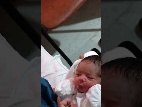 newborn tasting the first drink in her life ♥️