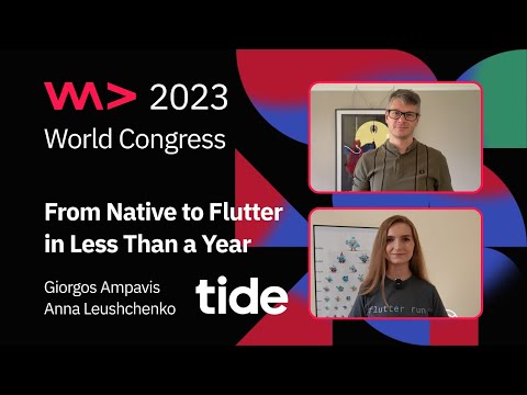 From native to Flutter in less than a year 💙 Giorgos Ampavis & Anna Leushchenko 💙 WAD World Congress