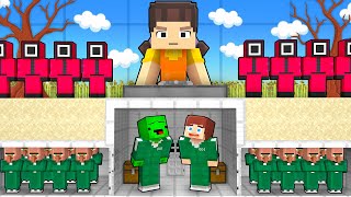 SQUID GAME vs Doomsday Bunker - Maizen Minecraft Animation