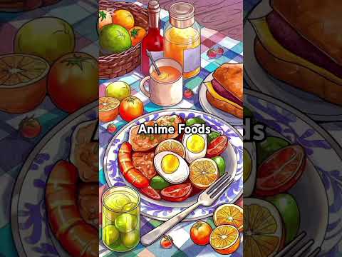 Anime foods😋🧆#animeshorts#foodrecipes#aivideo #foodlover#attractive#trendingshorts#aesthetic#aivideo