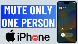 Mute Calls from One Contact on iPhone Without Blocking Them