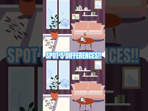 😱SPOT THE DIFFERENCES! P2 #short #shorts #shortsfeed #trending #spotthedifference #puzzle #viral