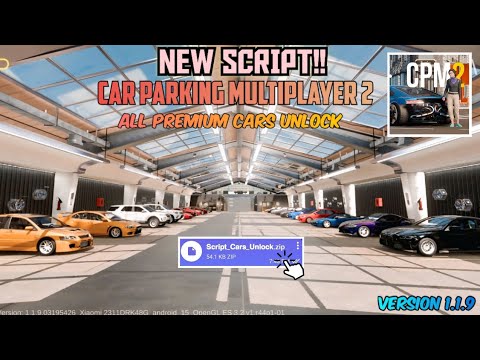 Car Parking Multiplayer 2 Script | Premium Cars Unlocked! | V1.1.9
