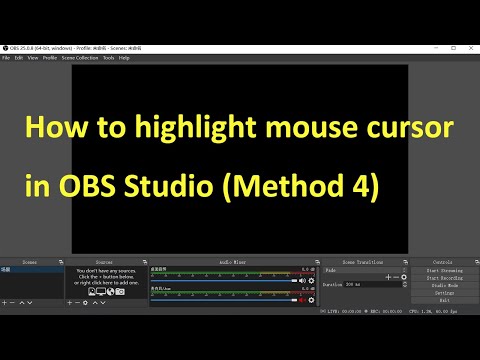 How to highlight mouse cursor in OBS Studio (Method 4)