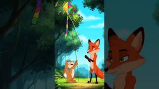 Kite 🪁 Challenge #RabbitVsJackal #JungleStories #ComedyShorts
