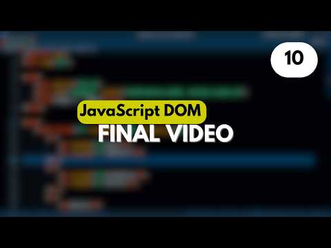 JavaScript DOM Basics – Full Beginner Wrap-Up