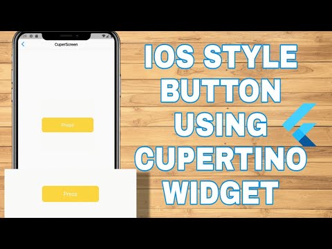 Cupertino Button IOS Style App With Flutter - Cupertino Widgets | easyFlutter