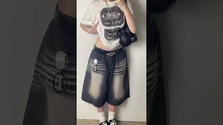 HOW TO STYLE…BAGGY JORTS!😍 streetwear style!! #fashion #streetstyle #outfit #jorts #ootd #inspo