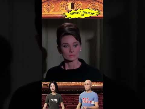 Beatrice and Bum-brain: Watching Audrey Hepburn in Charade - 1 #humor #audreyhepburn #charade #fear