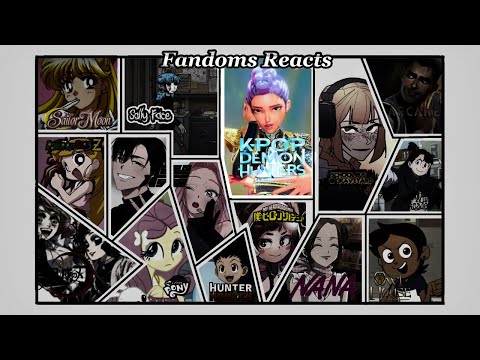 |X0.5| FANDOMS react to EACH OTHER: Kpop Demon Hunters; Rumi (1/14)| GCRV |