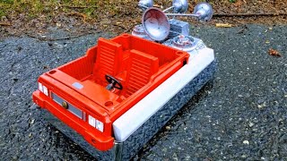 Mid Century Modern Hover Car LED Lamp Sculpture