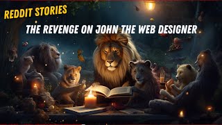 The Story of the Pretty Revenge on John the web-designer | Readings over AI generated images