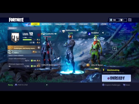 Fortnite Season 4 Gameplay with Friends