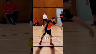 The best dodgeball trick shot ever 😱 (via: ohmyjoshh9)