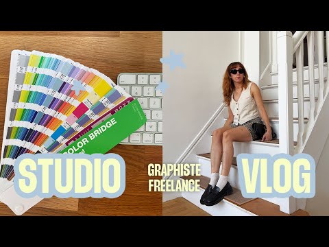 Ma semaine à Paris : vélo, vernissage & bon plan mode ✨ STUDIO VLOG Graphiste Freelance