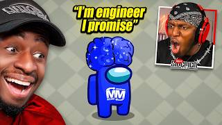 HIGHEST IQ SIDEMEN AMONG US MOMENTS | TBJZL Reacts