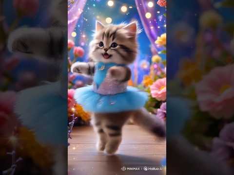 Cute Kitten cat dancing. #cat #cute #cutecat #funny #arrahman #animalrescue #viralshorts