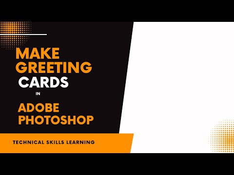 how to make greeting card in adobe Photoshop