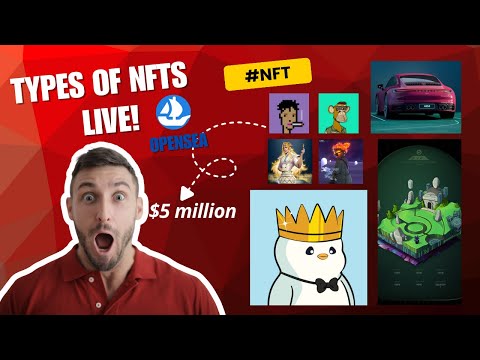 🖼️ Types of NFTs Explained LIVE 🚀 (With Real Examples Worth Crores 💰) | NFT Guide 2025 🔥