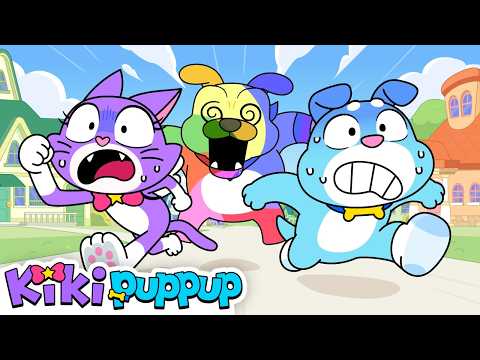 ​@Kikipuppup Go Away! Where Is My Color? | +Compilation | Animal Songs | Nursery Rhymes